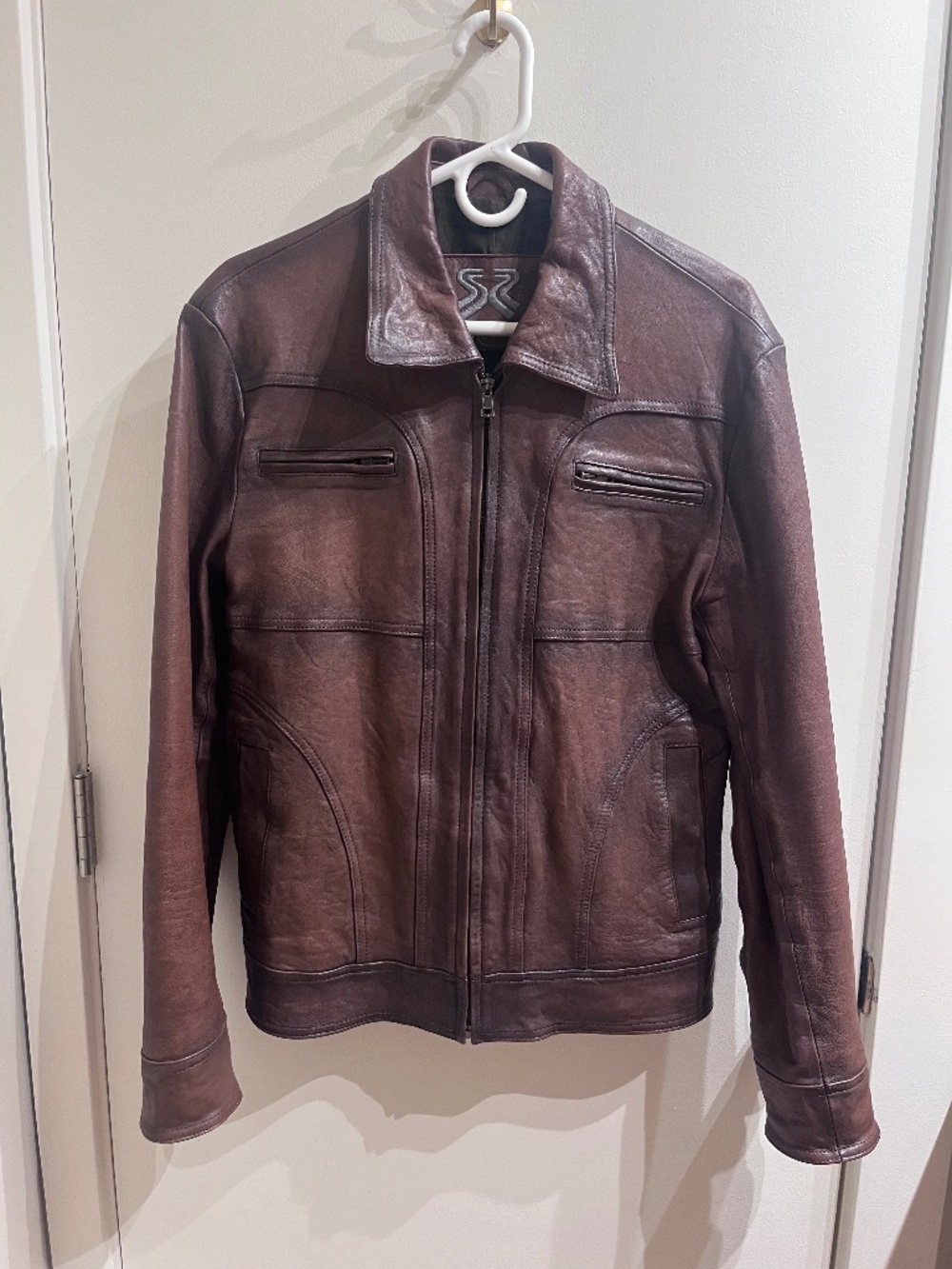 Brown Leather Jacket Soul Revolver "The Mob"
